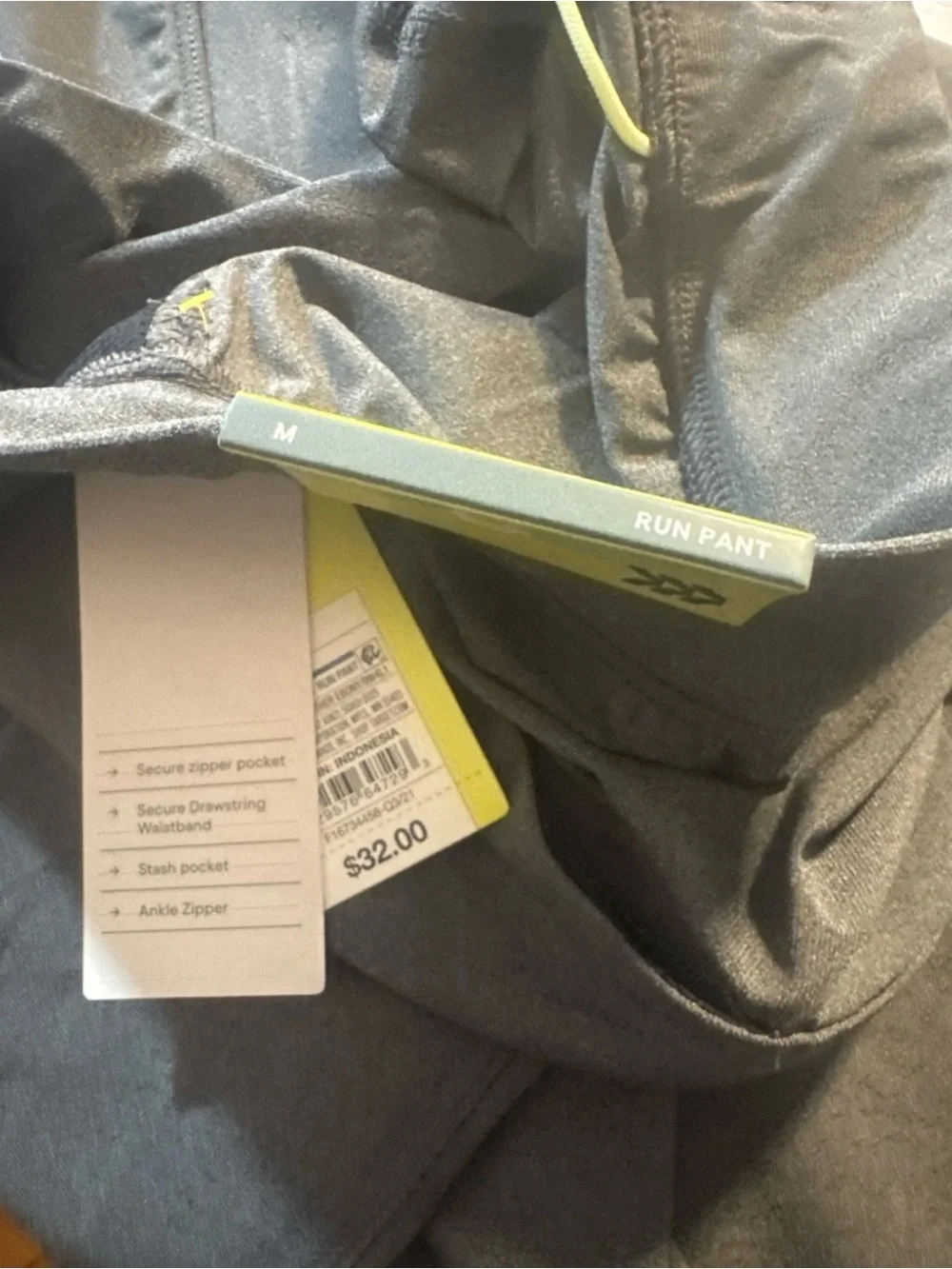 All In Motion Boys Stretch Woven Jogger Pants In Gray Size Medium